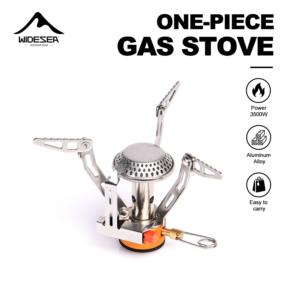 Camping Cooking System - Widesea One-Piece Gas Stove 3500W Aluminum