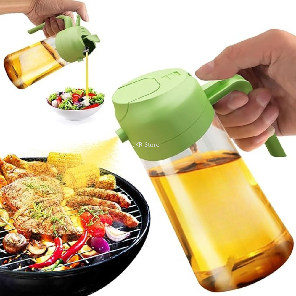 Camping Cooking Oil Bottle - 2 in 1 Olive Oil Sprayer