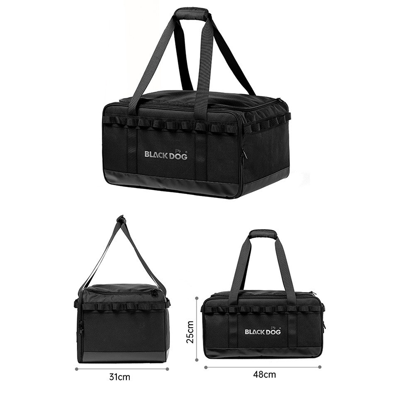 Camping Cooking Utensil Organizer - Blackdog Camping Storage Bag 30L Gear