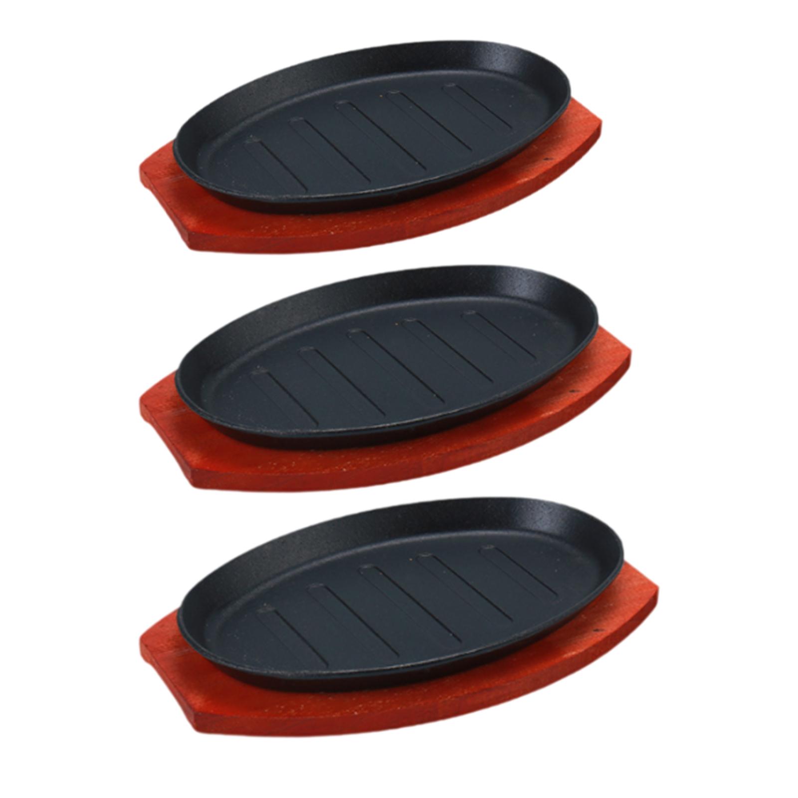 Skillet Cast Iron Camp - Cast Iron Steak Plate Griddle Steak