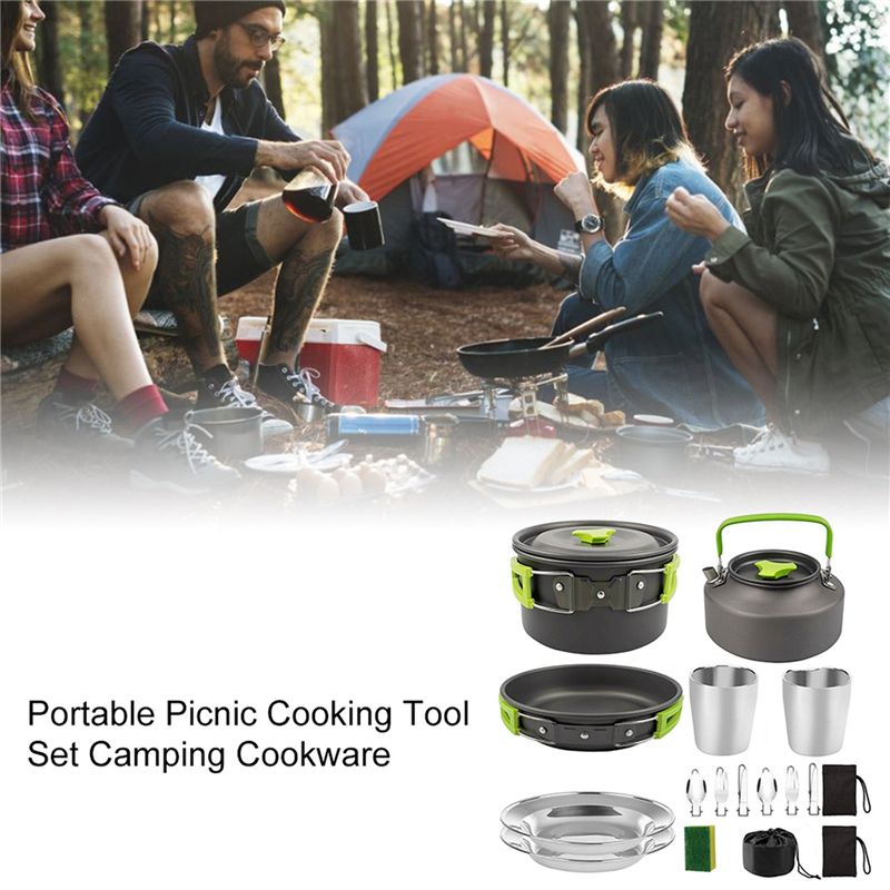 【BUYERS】Camping Cookware Porta - Camping Cooking Accessories Set ulasan dan harga