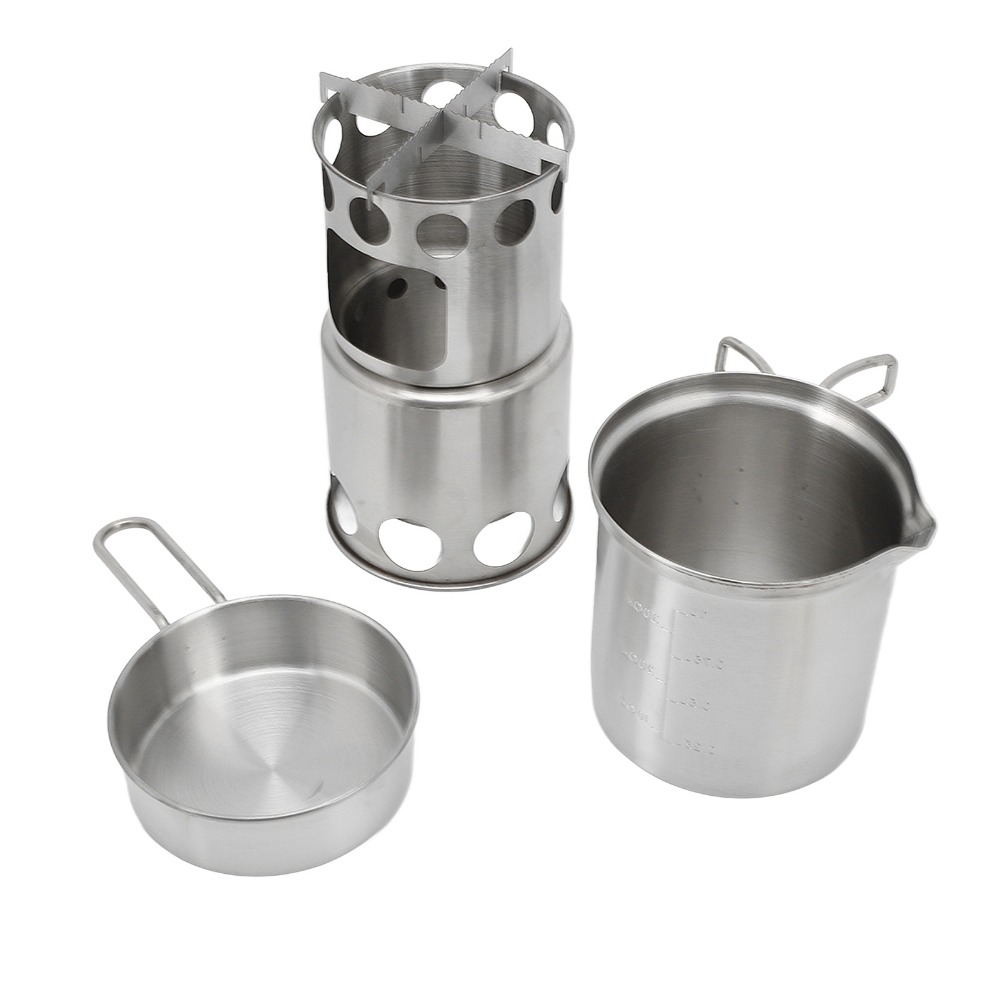 Stainless Steel Camping Cookwa - Camping Cooking Mesh ulasan dan harga