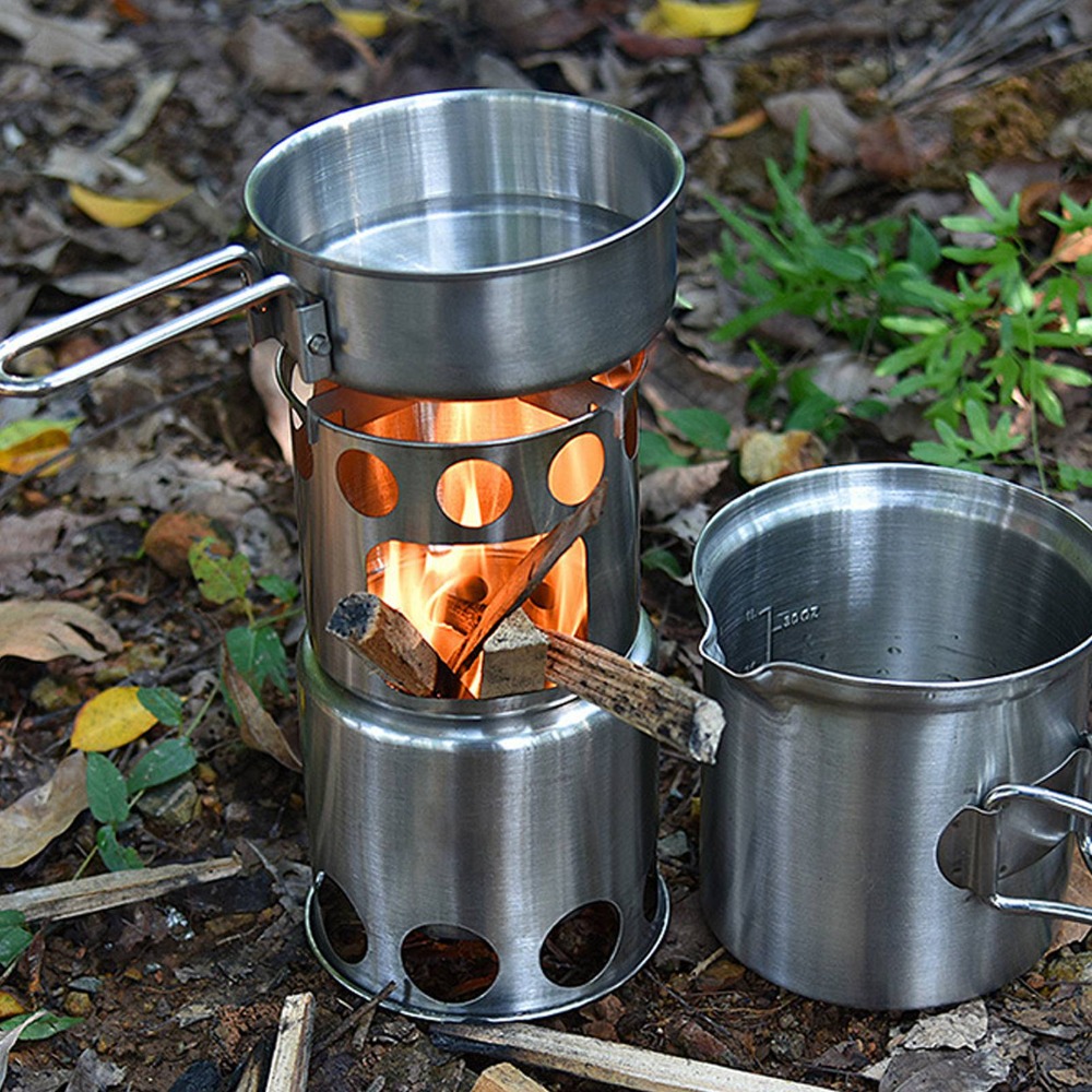 Stainless Steel Camping Cookwa - Camping Cooking Mesh ulasan dan harga