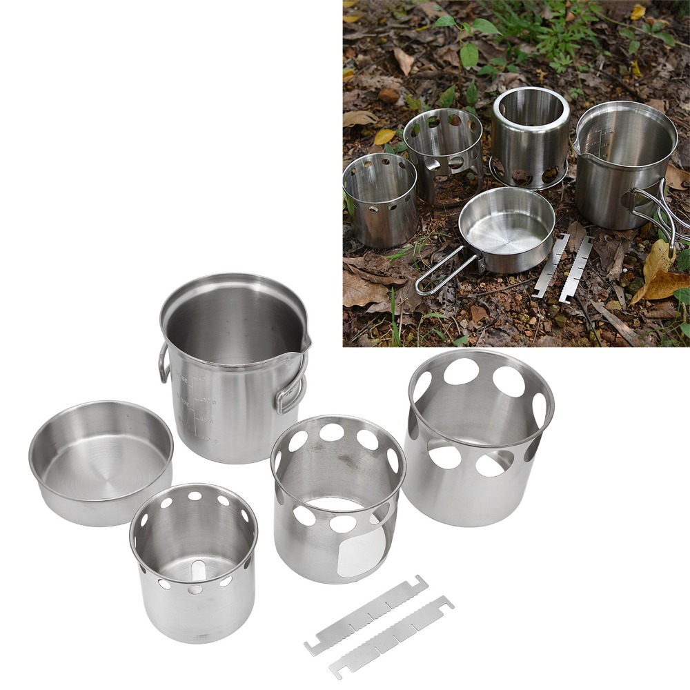 Stainless Steel Camping Cookwa - Camping Cooking Mesh ulasan dan harga
