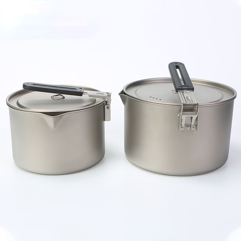 Frying Pot Cooking Pot Pure Ti - Camping Cooking Noodles ulasan dan harga