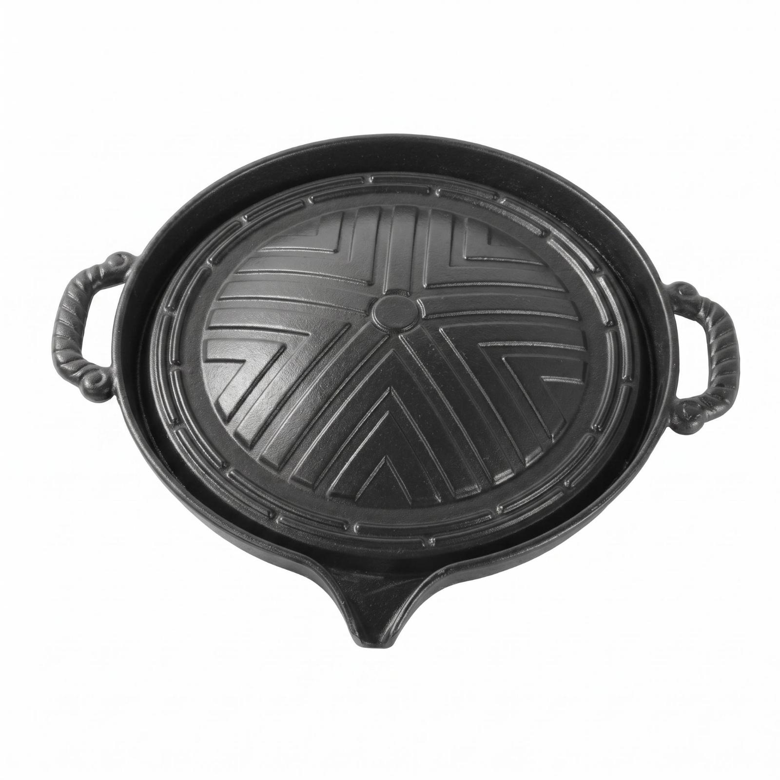 Cast Iron Oval Grill Pan for O - Skillet Cast Iron Camp ulasan dan harga