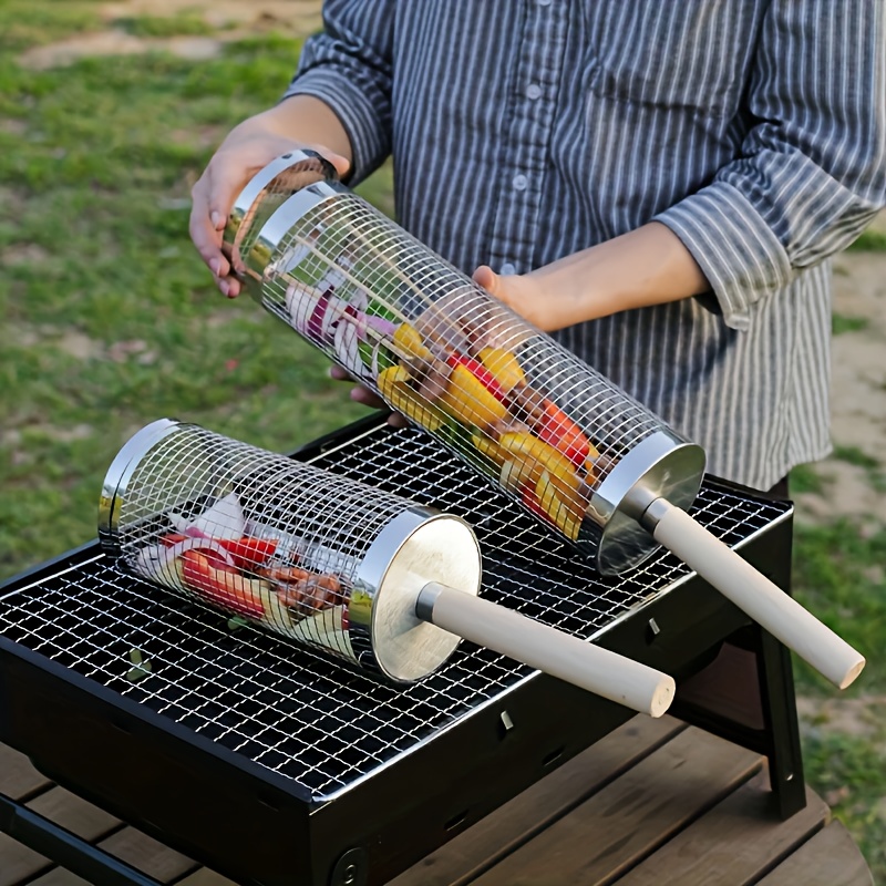3Pcs Stainless Steel BBQ Cage  - Camping Cooking Trangia ulasan dan harga