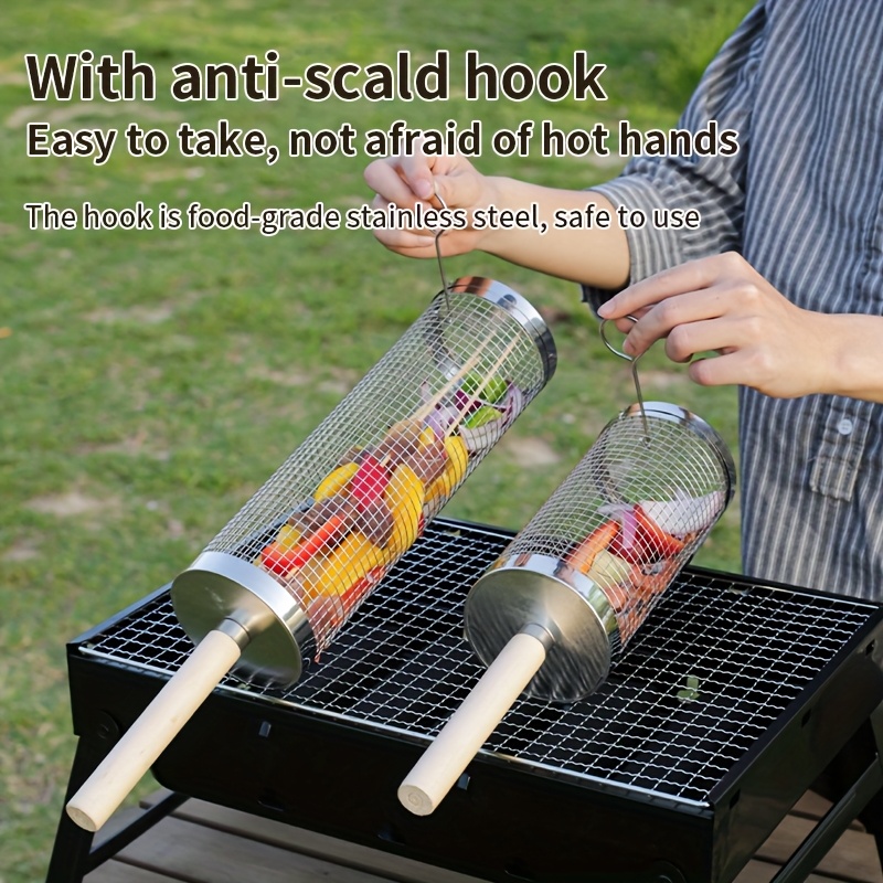 3Pcs Stainless Steel BBQ Cage  - Camping Cooking Trangia ulasan dan harga