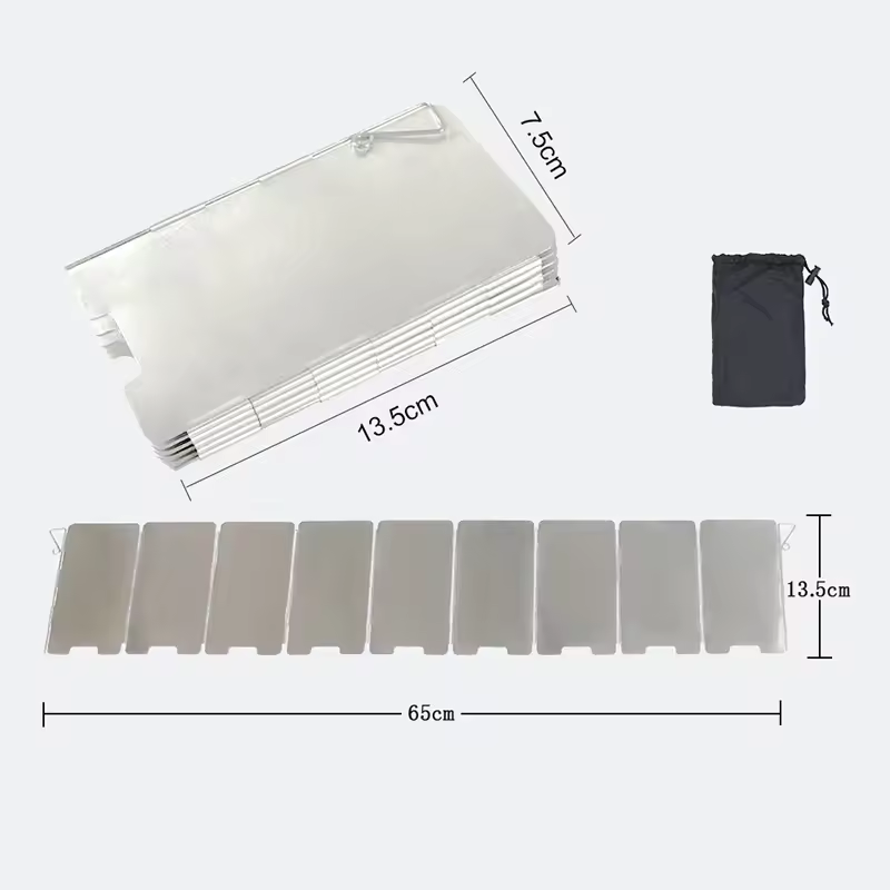 Outdoor Stove Wind Shield Camp - Camping Cooking Drawer ulasan dan harga