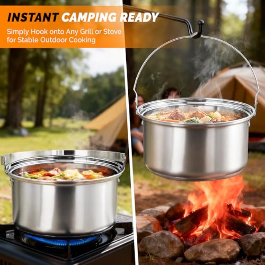 Camping Cookware Set, Lightwei - Nesting Camping Cooking Set ulasan dan harga