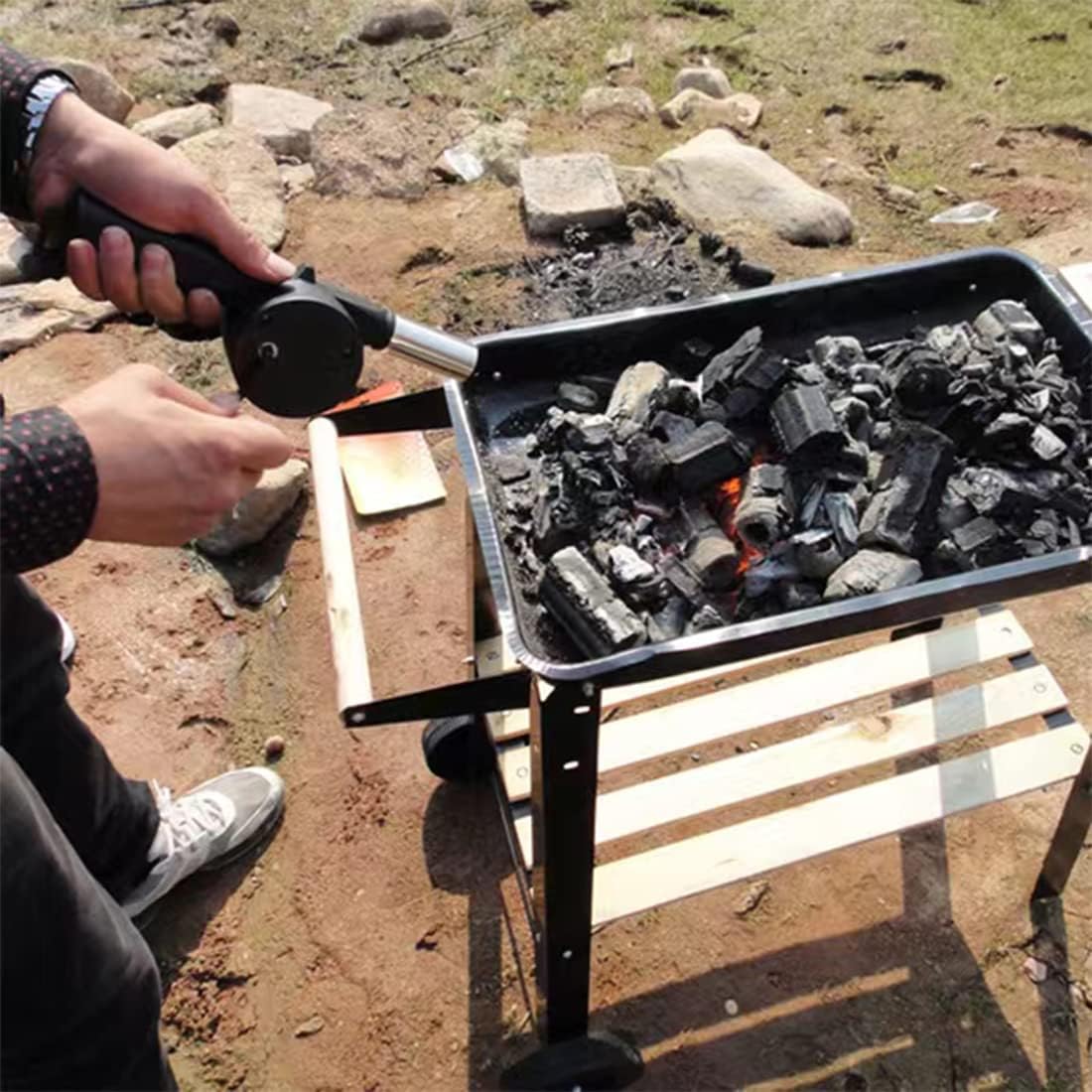 Outdoor Cooking Barbecue Blowe - Camping Cooking Trangia ulasan dan harga
