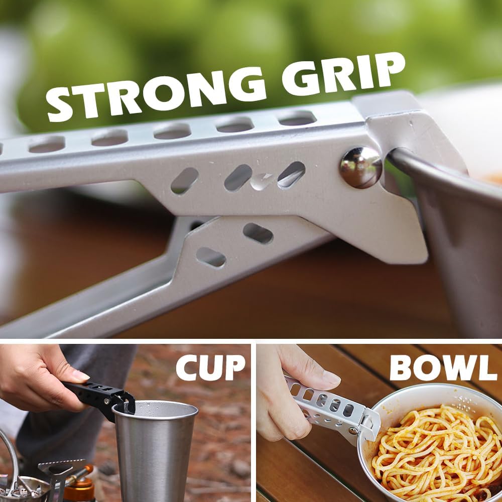 Outdoor Heat-resistant Pot Gri - Camping Cooking Accessories Set ulasan dan harga