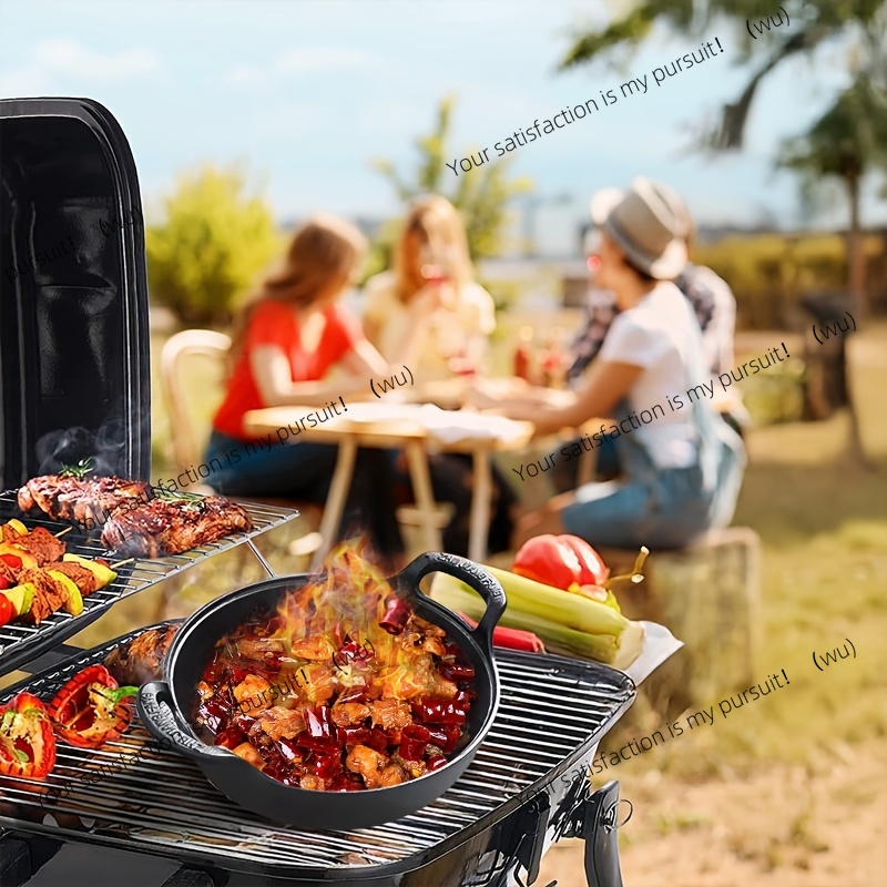 Mini Cast Iron Skillet, Dual H - Skillet Cast Iron Camp ulasan dan harga