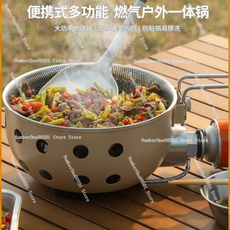 Portable Outdoor Cooking Pot A - Camping Cooking Accessories Set ulasan dan harga