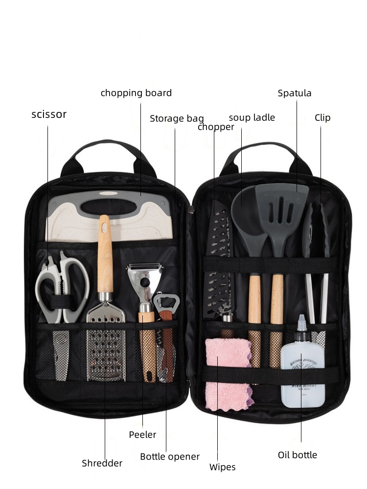 Camping Cooking Utensils Acces - Camping Cooking Utensil Organizer ulasan dan harga