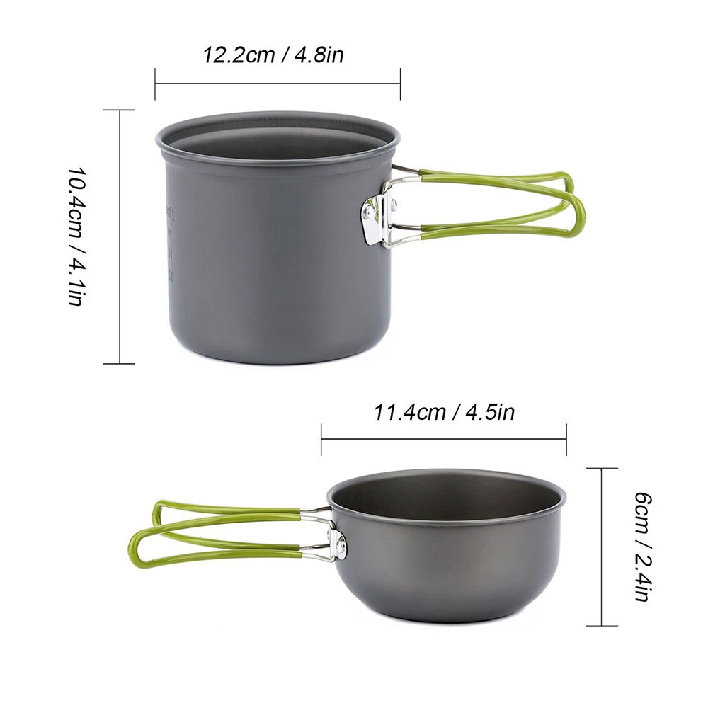 Camping Cookware Mess Kit Ultr - Camping Cooking Accessories Set ulasan dan harga