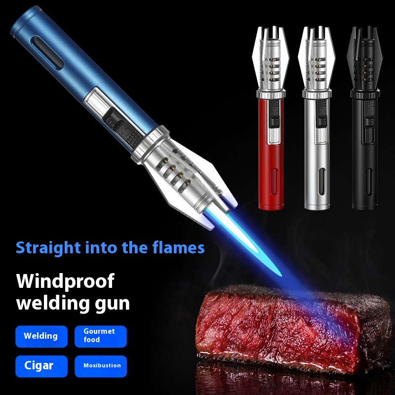Metal Windproof Jet Flame Ligh - Camping Cooking Jet ulasan dan harga