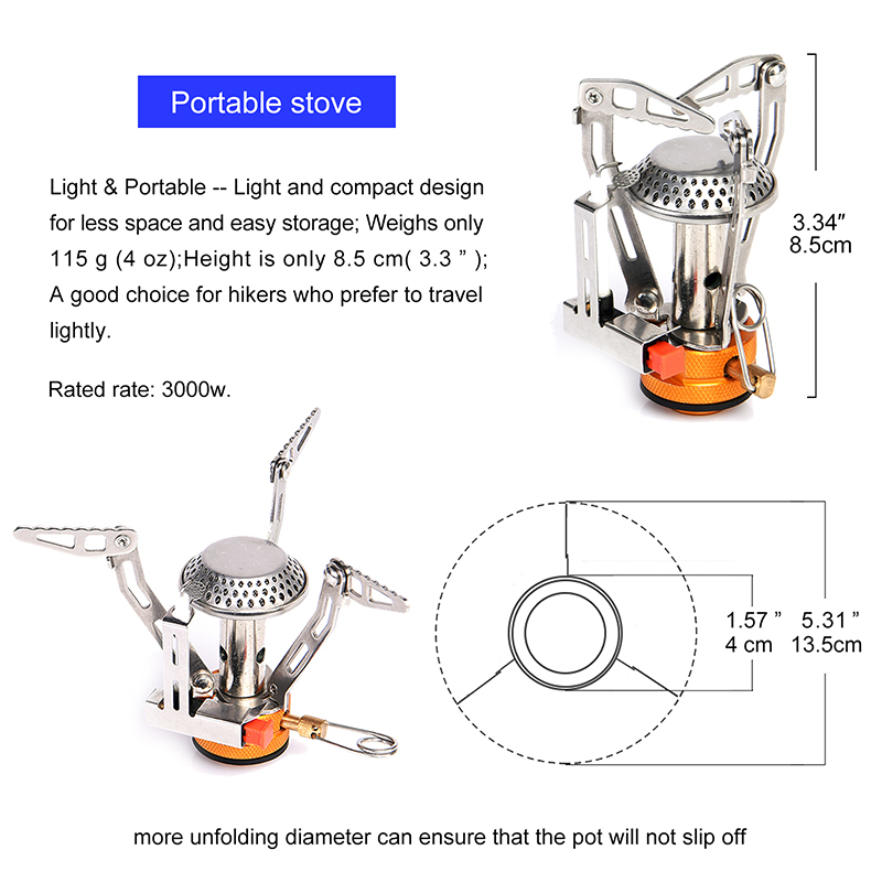 Widesea One-Piece Gas Stove 35 - Camping Cooking System ulasan dan harga