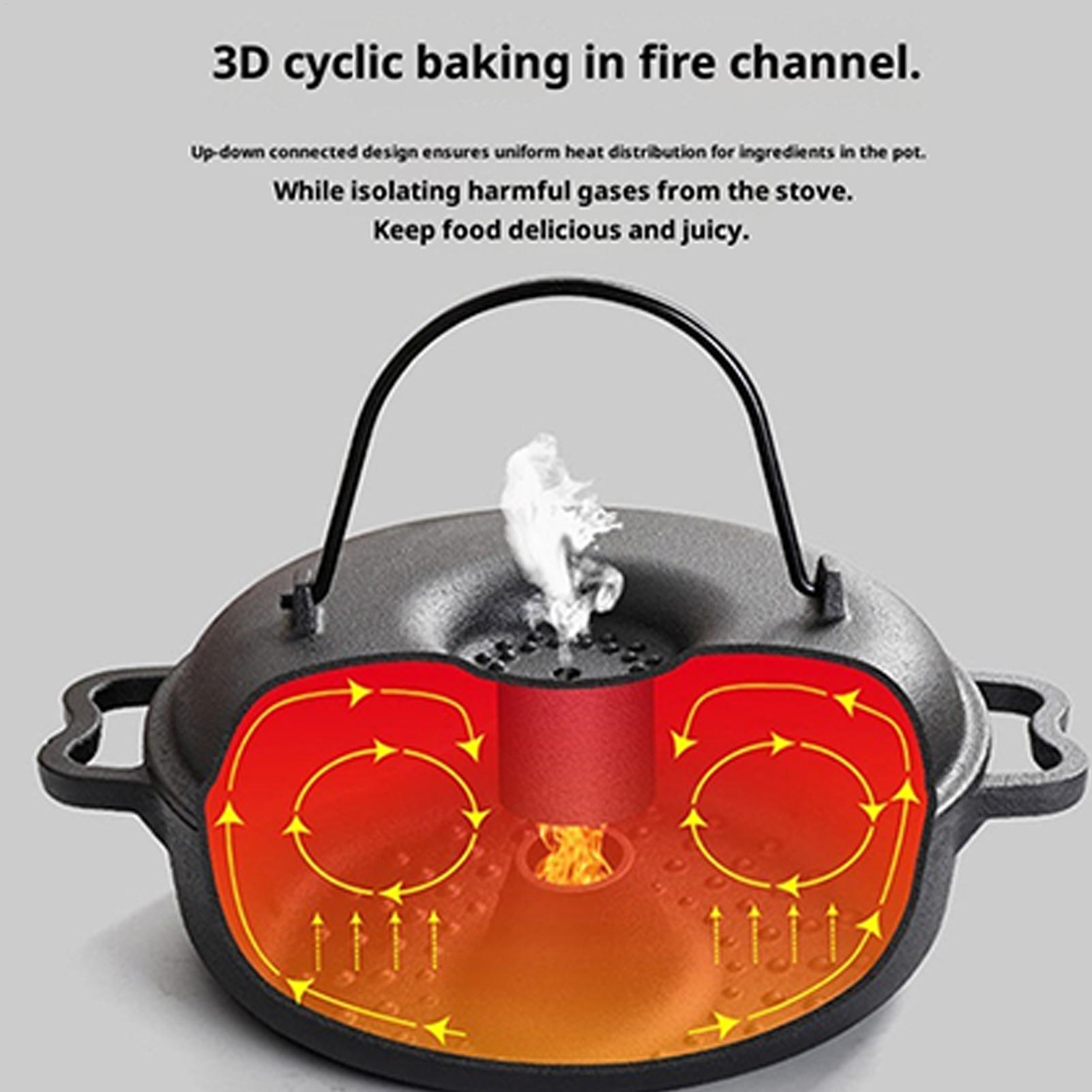 Cauldron Pot for Cooking Non-S - Camping Cooking Ovens ulasan dan harga