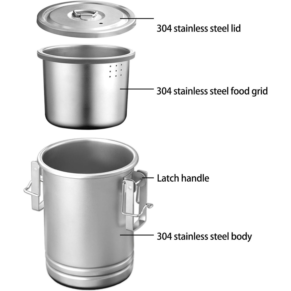 Camping Cooking Nested Pot Set - Nesting Camping Cooking Set ulasan dan harga