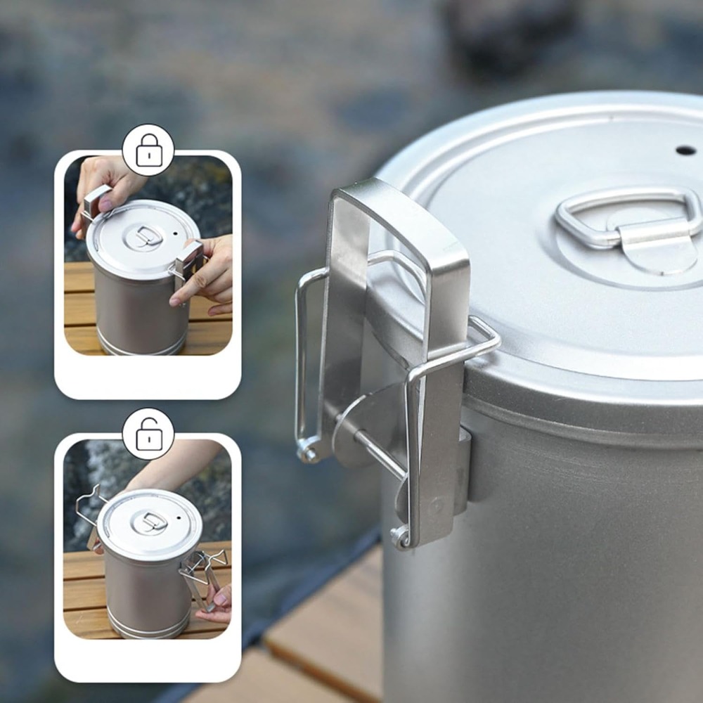 Camping Cooking Nested Pot Set - Nesting Camping Cooking Set ulasan dan harga