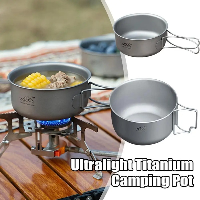 Ultralight Titanium Camping Po - Camping Cooking Noodles ulasan dan harga