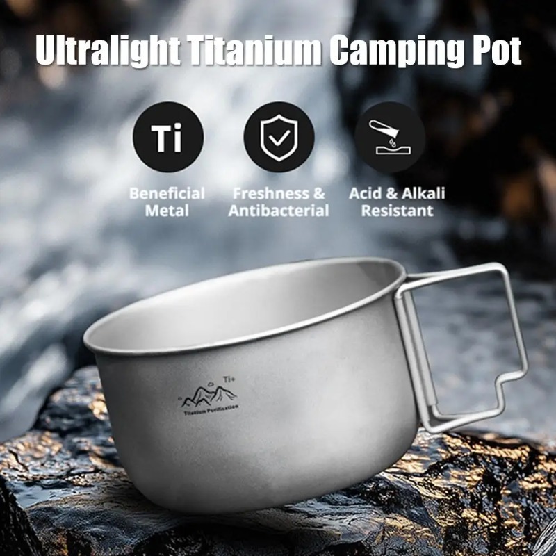Ultralight Titanium Camping Po - Camping Cooking Noodles ulasan dan harga
