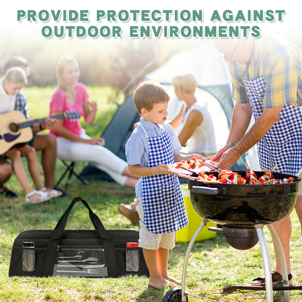 Durable Barbecue Utensils Stor - Camping Cooking Utensil Organizer ulasan dan harga