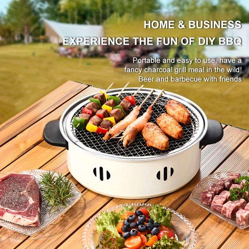 1pcs Portable Barbecue Stove V - Camping Cooking Mesh ulasan dan harga