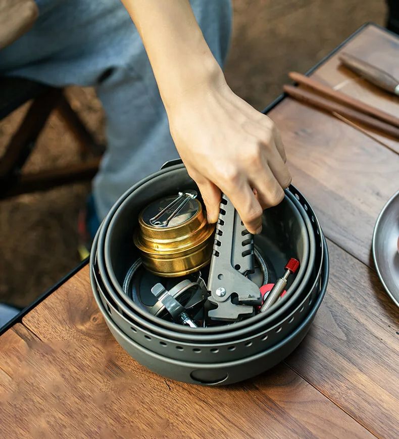 Camping Gas Stove Alcohol Stov - Camping Cooking Accessories Set ulasan dan harga