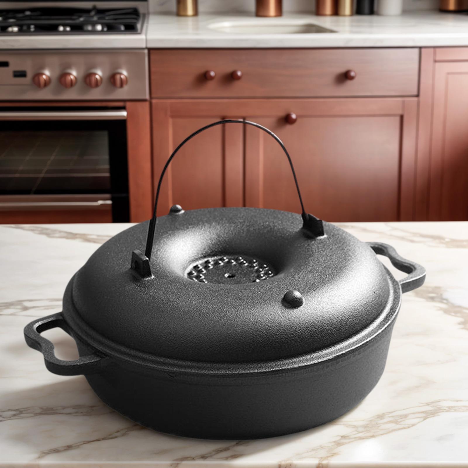 Cast Iron Cauldron For Cooking - Camping Cooking Ovens ulasan dan harga