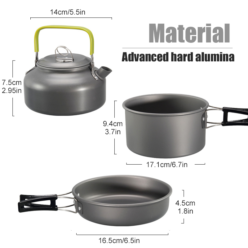 WESTTUNE Camping Cookware Kit  - Camping Cooking Accessories Set ulasan dan harga