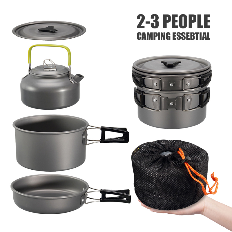 WESTTUNE Camping Cookware Kit  - Camping Cooking Accessories Set ulasan dan harga