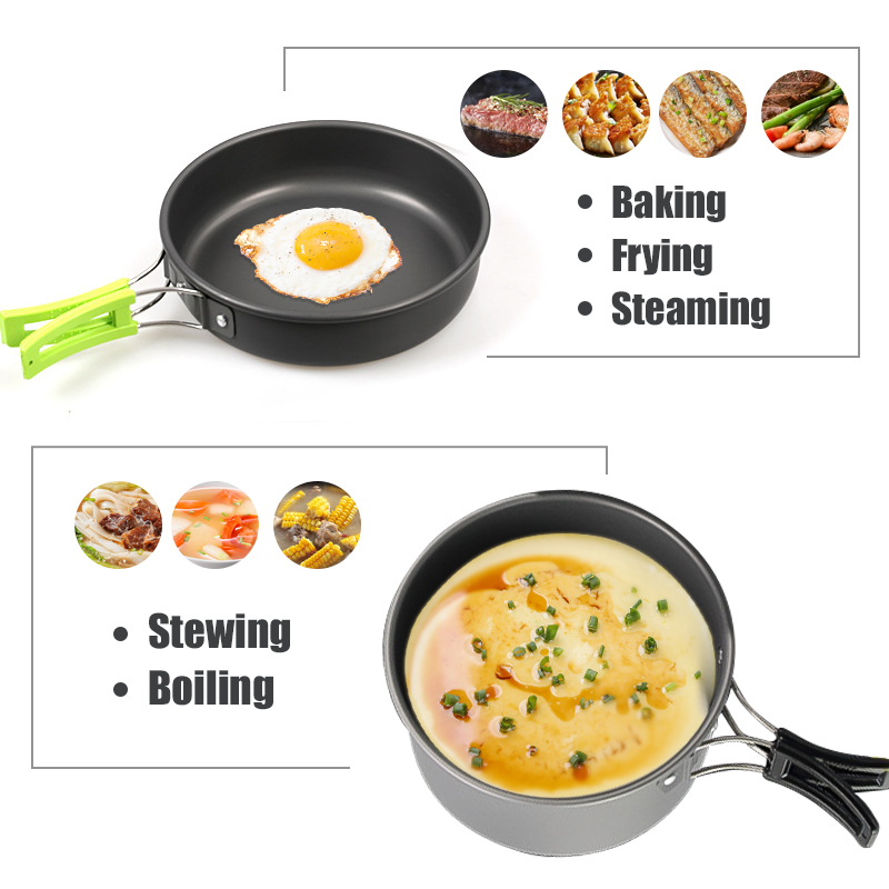 WESTTUNE Camping Cookware Kit  - Camping Cooking Accessories Set ulasan dan harga