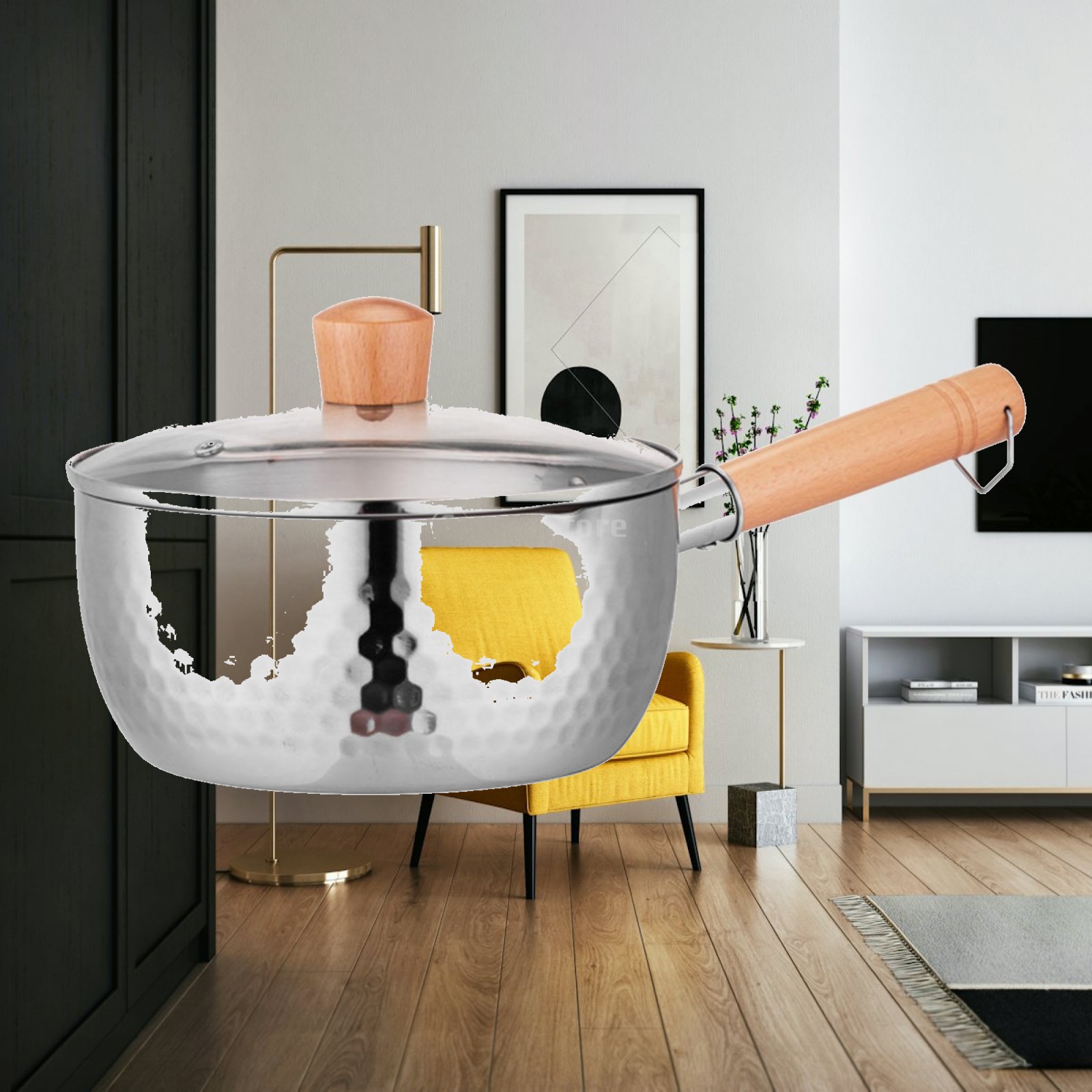 Japanese Saucepan with Lid Sma - Camping Cooking Noodles ulasan dan harga