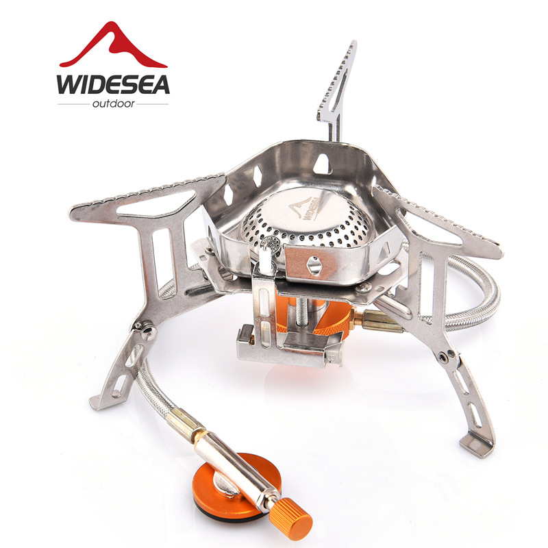 Split-type portable windproof  - Camping Cooking Canister ulasan dan harga