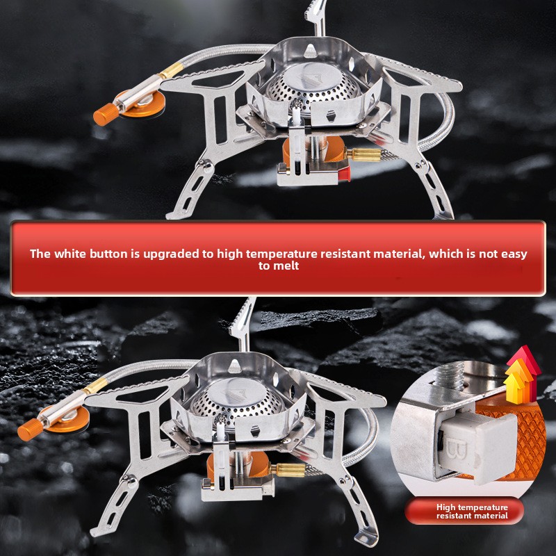 Split-type portable windproof  - Camping Cooking Canister ulasan dan harga