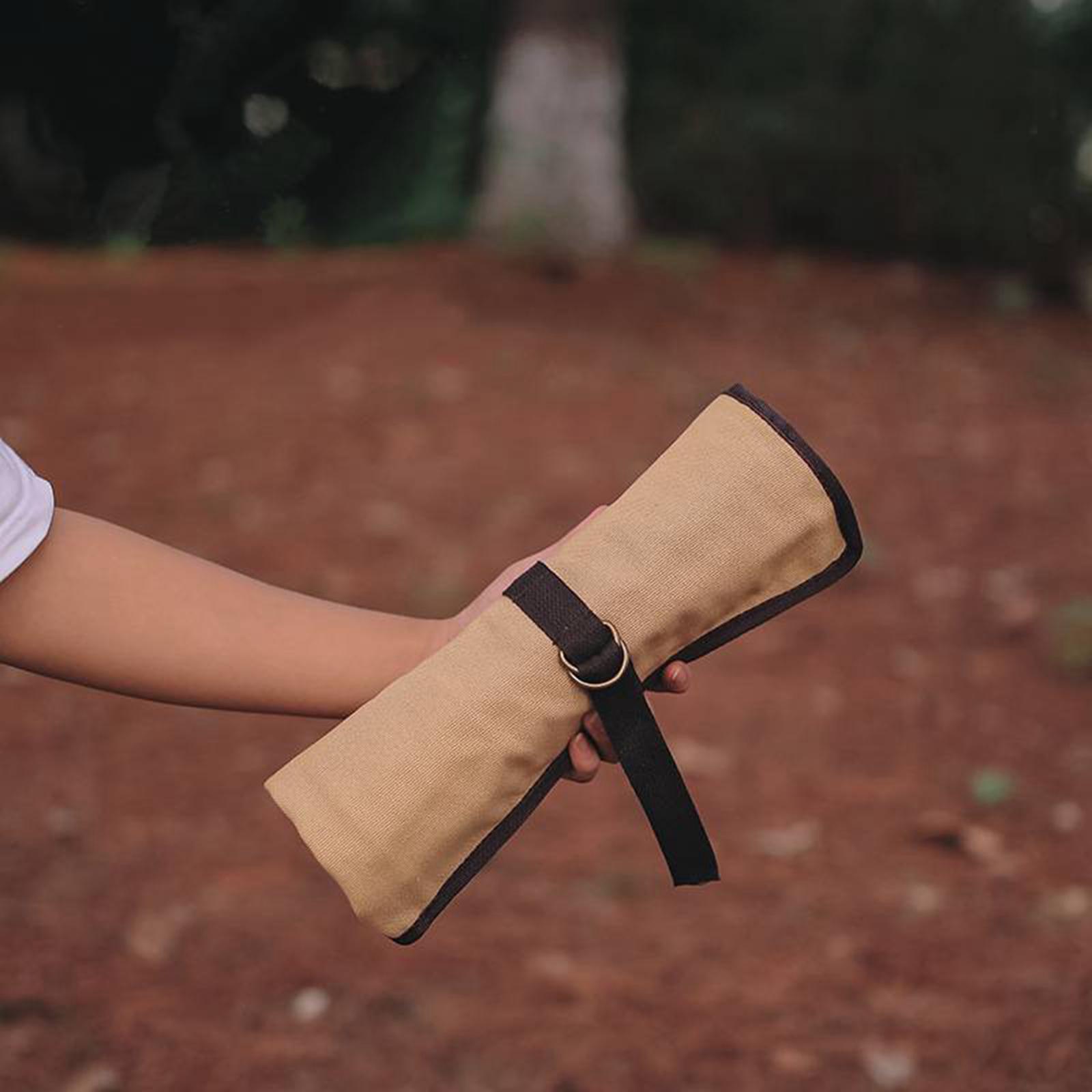 Portable Camping Utensil Roll  - Camping Cooking Utensil Organizer ulasan dan harga