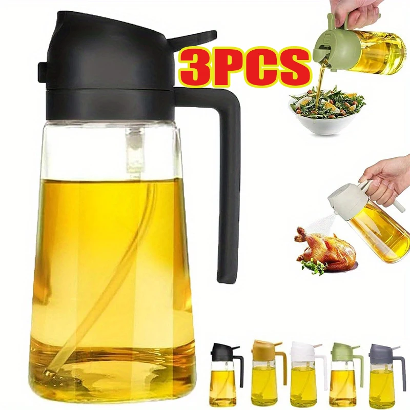 Oil Spray 2-in-1 Plastic House - Camping Cooking Oil Bottle ulasan dan harga