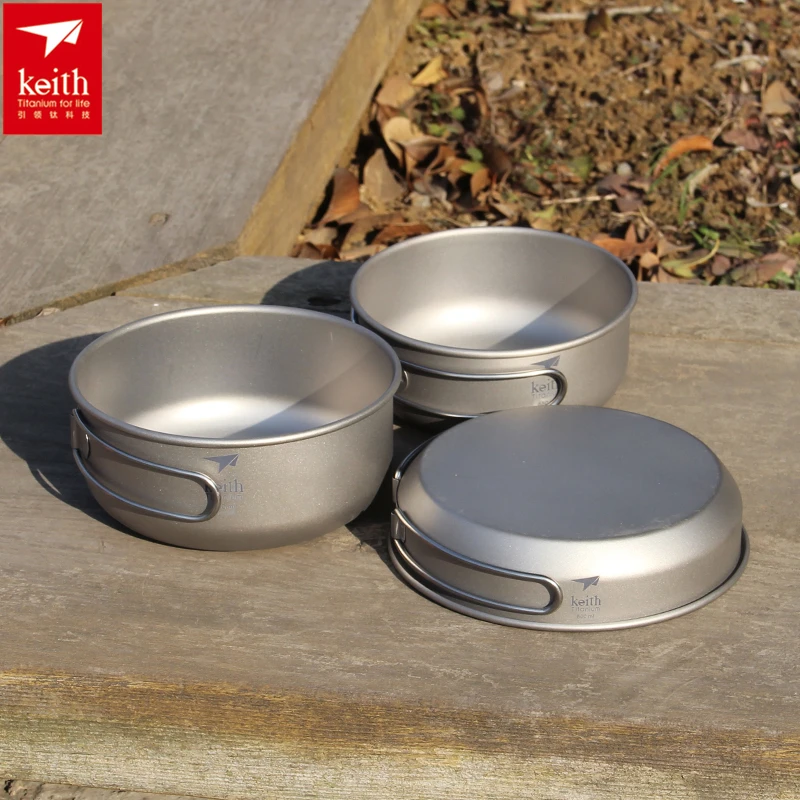 Keith 3PCS Titanium Cookware P - Camping Cooking System ulasan dan harga