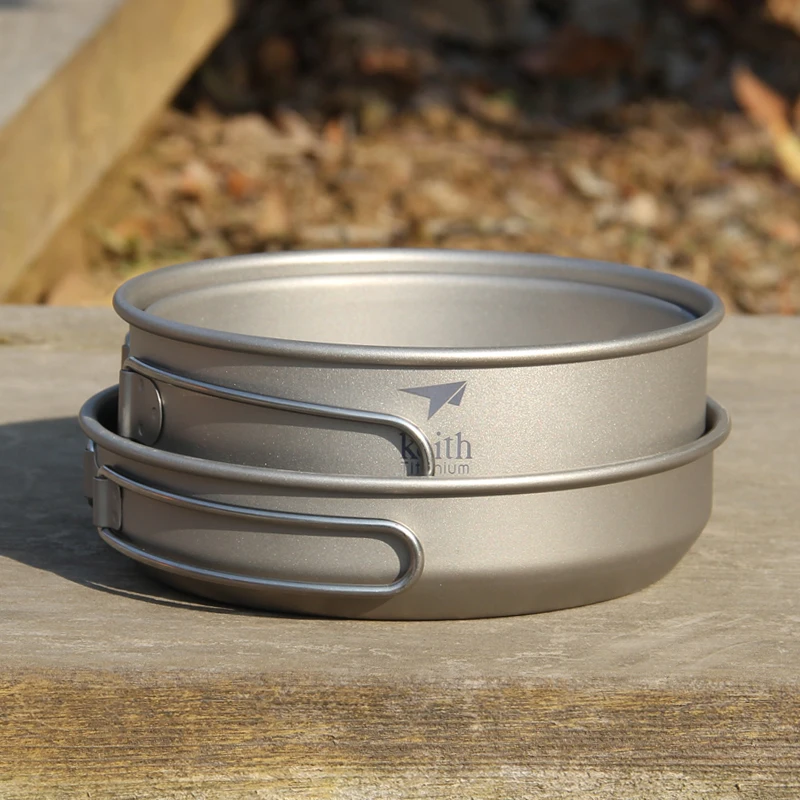 Keith 3PCS Titanium Cookware P - Camping Cooking System ulasan dan harga