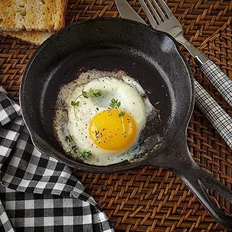 6 Inch Cast Iron Skillet, Fryi - Camping Cooking Ovens ulasan dan harga