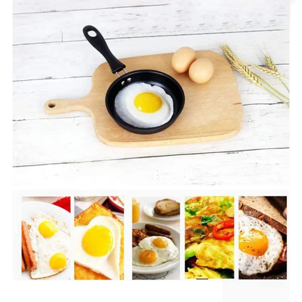 Mini Frying Pan with Handle Po - Skillet Cast Iron Camp ulasan dan harga