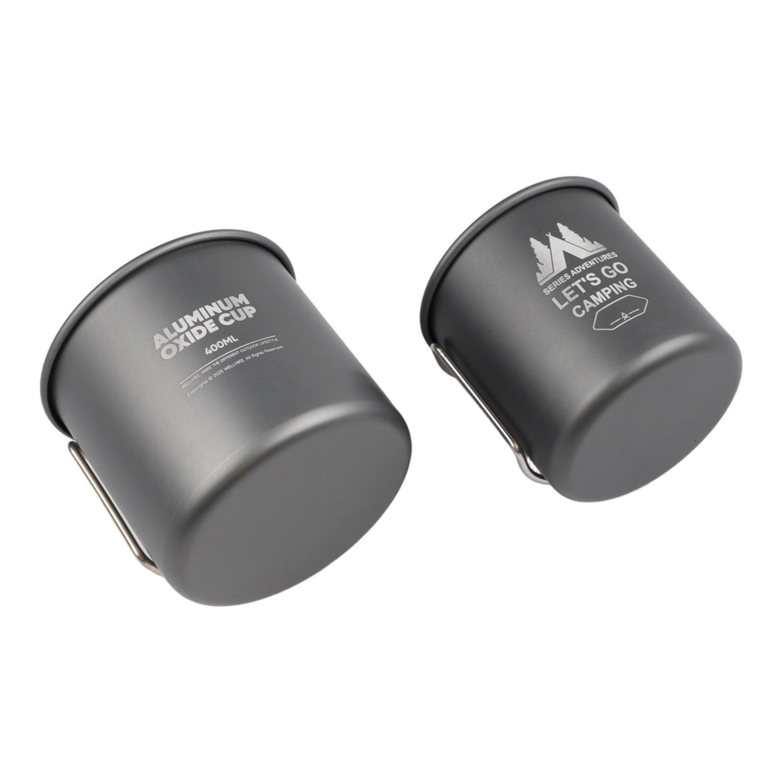 Aluminum Alloy Camping Mug Set - Nesting Camping Cooking Set ulasan dan harga