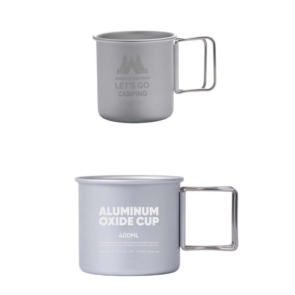 Aluminum Alloy Camping Mug Set - Nesting Camping Cooking Set ulasan dan harga