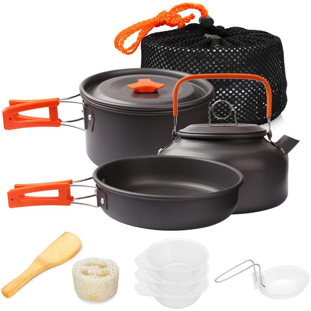 1pcs/1set Camping Cookware Kit - Camping Cooking Mesh ulasan dan harga