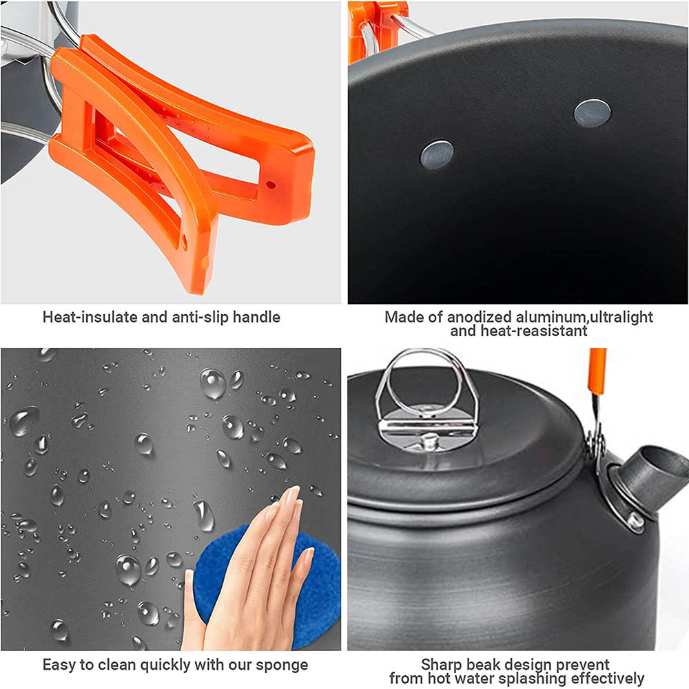 1pcs/1set Camping Cookware Kit - Camping Cooking Mesh ulasan dan harga