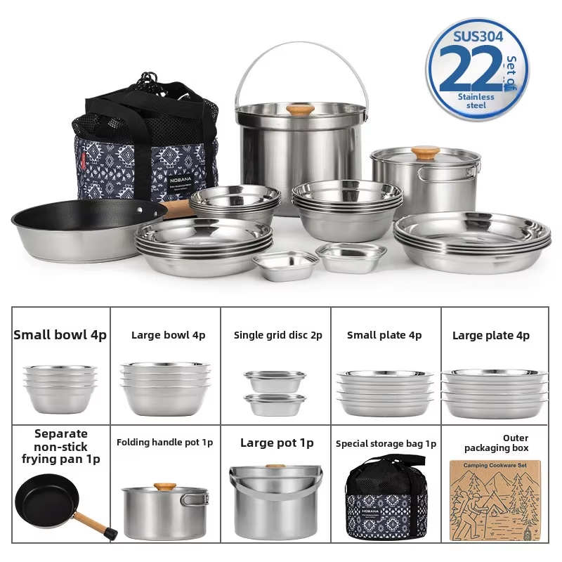 NOBANA Newest Outdoor Stainles - Camping Cooking Mesh ulasan dan harga