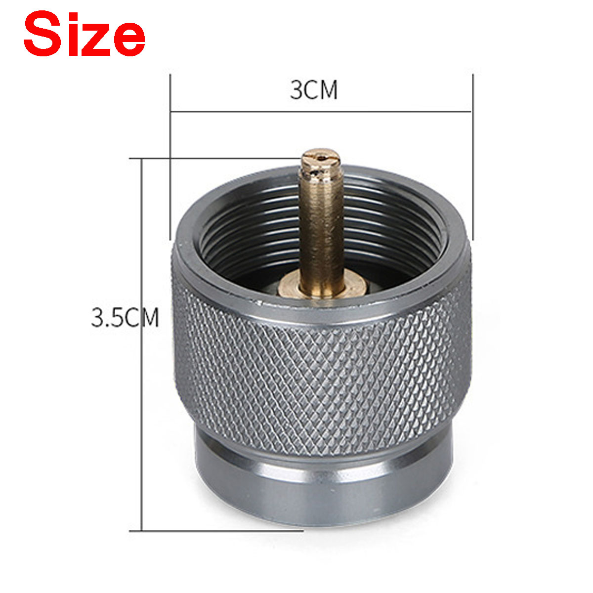 1/2Pc Gas Stove Refill Adapter - Camping Cooking Canister ulasan dan harga
