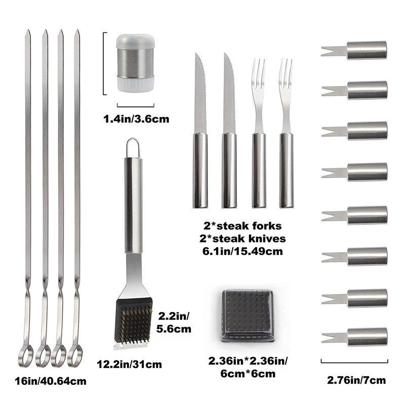 BBQ Tools Set Barbecue Grillin - Camping Cooking Trangia ulasan dan harga